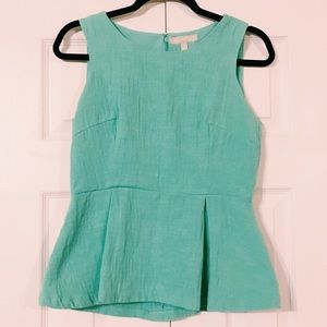 Banana Republic Mint Flared Top